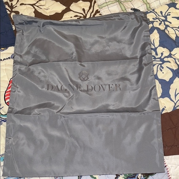 Dagne Dover Handbags - Dagne Dover Zip Shut w/ side grommet Charcoal Grey Dust /Storage Bag OS